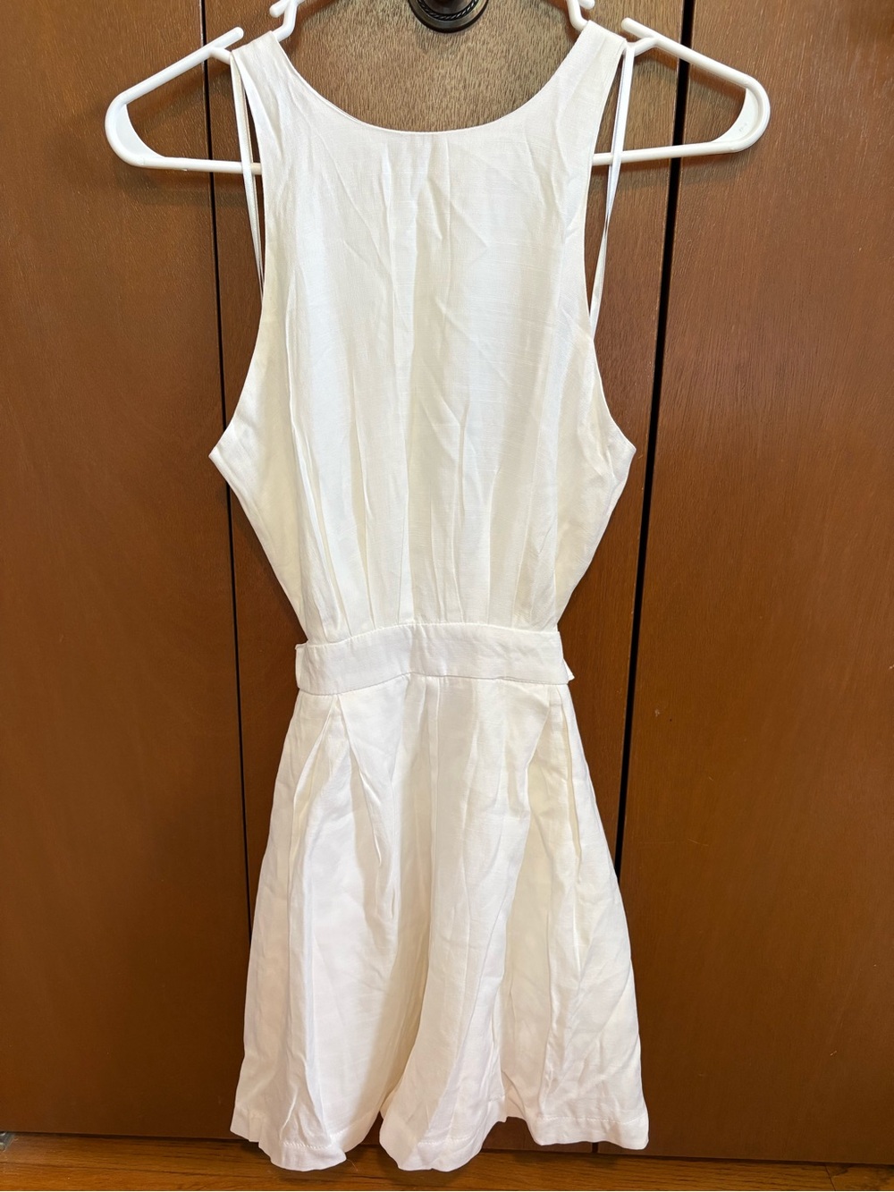 These Three Boutique White Sleeveless Romper